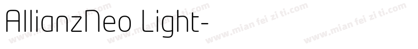 AllianzNeo Light字体转换